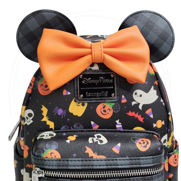 Loungefly Disney Parks 2021 Minnie Mouse Halloween Mini Backpack - Picture 8 of 9